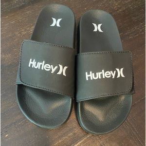 NWO Tag Boys size 4 Hurley slides